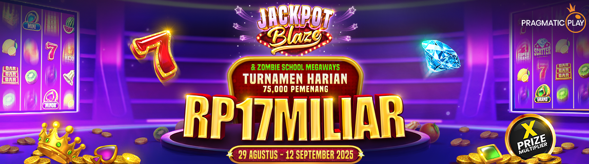 Pragmatic Jackpot Blaze & Zombie School Megaways Turnamen Harian